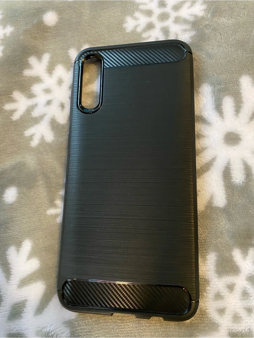 Black Protective Phone Case for Samsung Galaxy A70 - Slim Shock-Absorbent Cover